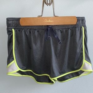 Gray athletic shorts